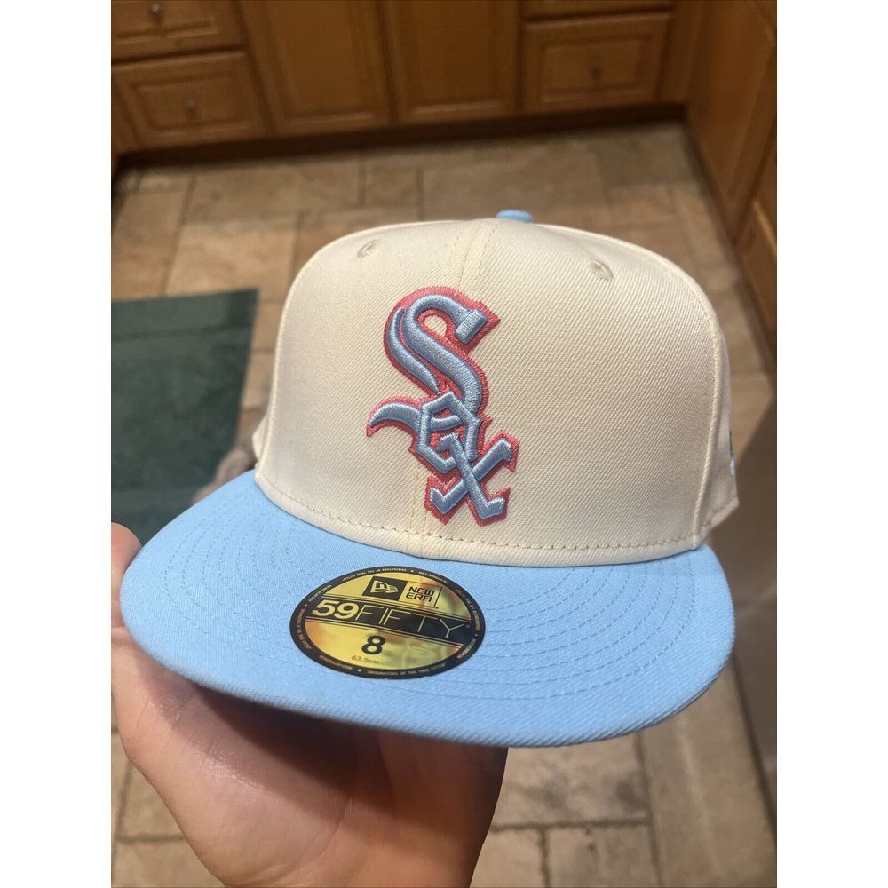New Era‎ Chicago White Sox Colorpack 59FIFTY Mens Fitted Hat Size 8